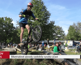Biketrialové závody ozdobila vysoká účast
