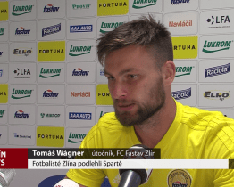 Fotbalisté Zlína podlehli Spartě