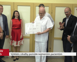 Výtěžek z dražby pomůže nejmenším pacientům