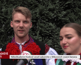 Několikadenní hodové veselí zakončilo vození berana