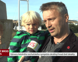 Výtvory sochařského sympózia zkrášlují dvě lokality