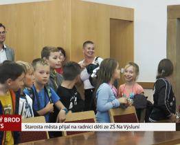 Starosta města přijal na radnici děti ze ZŠ Na Výsluní