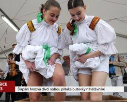 Šlapání hroznů dívčí nohou přilákalo stovky diváků
