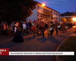 Vyvrcholením slavností sv. Václava byl historický průvod