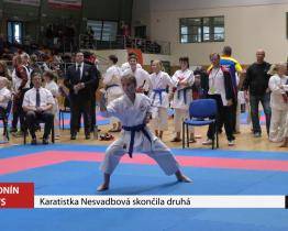 Karatistka Nesvadbová skončila druhá