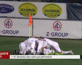 Fotbalisté Slovácka slaví po pěti kolech výhru
