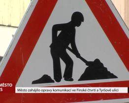 Staré Město opravuje komunikace 