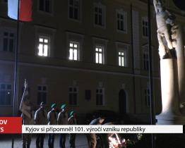 Kyjov si připomněl 101. výročí vzniku Československa