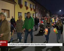 Světýlkový pochod rozzářil ulice Starého Města