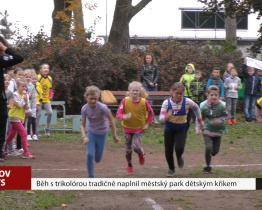 Běh s trikolórou tradičně naplnil městský park dětským křikem