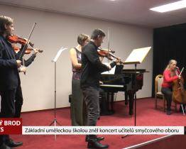 Základní uměleckou školou zněl koncert učitelů smyčcového oboru
