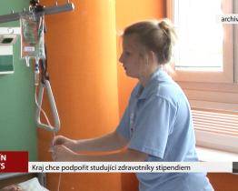 Kraj chce podpořit studující zdravotníky stipendiem