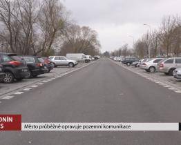 Město průběžně opravuje pozemní komunikace