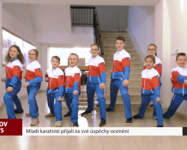 Mladé karatisty ocenili na radnici 