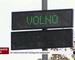 Ve městě testovali inteligentní parkování