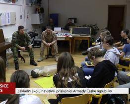Základní školu v Prakšicích navštívila Armáda ČR