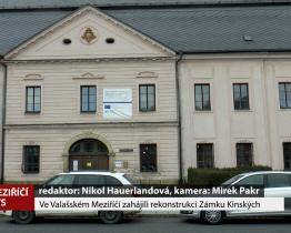 Ve Valašském Meziříčí zahájili rekonstrukci Zámku Kinských