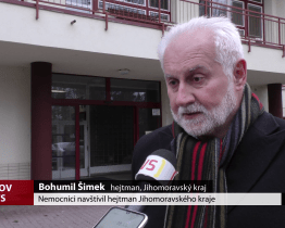 Nemocnici navštívil hejtman Jihomoravského kraje