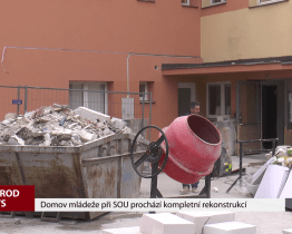 Domov mládeže při SOU prochází kompletní rekonstrukcí