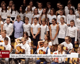 Děti ze ZŠ Pod Vinohrady opět podpořily zlínskou ZOO