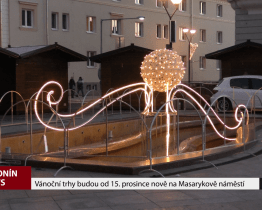 Vánoční trhy budou od 15. prosince nově na Masarykově náměstí