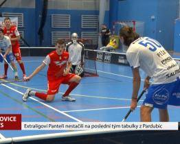 Extraligoví Panteři nestačili na poslední tým tabulky Pardubice
