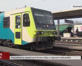 Kraj jednal se společností Arriva vlaky o nápravě nedostatků