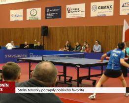 Stolní tenistky potrápily polského favorita