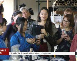 Střední školu ve Strážnici navštívili studenti z Japonska