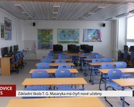 Základní škola T. G. Masaryka má čtyři nové učebny