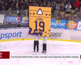 Čtyřiačtyřicetiletý Petr Leška vstoupil mezi legendy zlínského hokeje