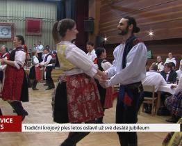 Tradiční krojový ples letos slavil už své desáté jubileum
