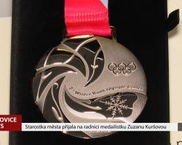 Starostka města přijala na radnici medailistku Zuzanu Kuršovou