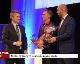 Nejlepšími sportovci okresu Hodonín jsou Sasínek a Vacenovská