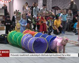 Průvodci tradičních sokolských šibřinek byli kutilové Pat a Mat