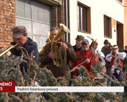 Dolním Němčím prošel tradiční fašankový průvod