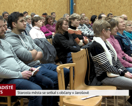 Starosta města se setkal s občany v Jarošově