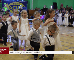Děti zvládají polonézu už ve školce