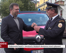 Dobrovolní hasiči v Jarošově a Véskách dostanou nové vybavení