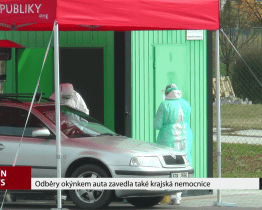 Odběry okýnkem auta zavedla také krajská nemocnice