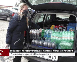 Zdravotníky podporují i dětské organizace