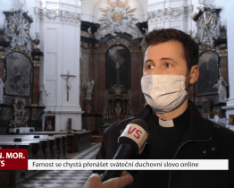 Farnost se chystá přenášet sváteční duchovní slovo on-line