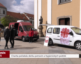 Charita pořádala sbírku potravin a hygienických potřeb