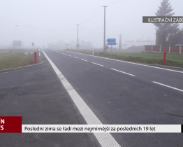 Poslední zima se řadí mezi nejmírnější za posledních 19 let