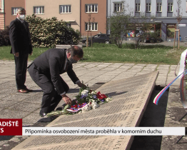 Připomínka osvobození města proběhla v komorním duchu