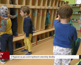 V Kyjově se po osmi týdnech otevřely školky