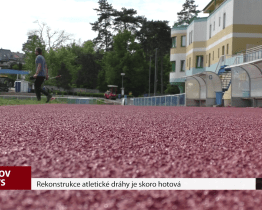 Rekonstrukce atletické dráhy je skoro hotová