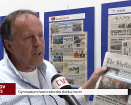 Gymnázium hostí rekordní sbírku novin