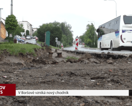 V Boršově vzniká nový chodník