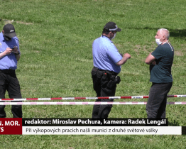 Při výkopových pracích našli munici z druhé světové války